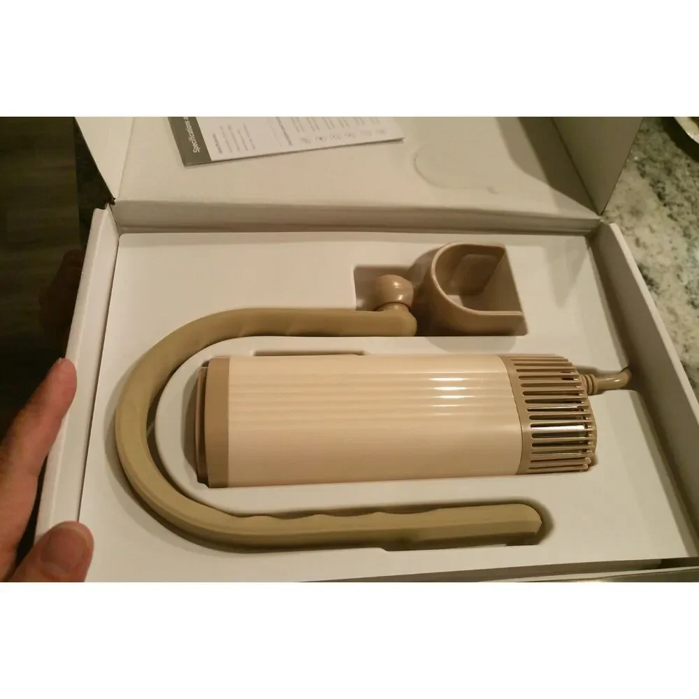 Hands-Free Dog Hair Dryer Neck-Hanging Pet Grooming Blower Beige